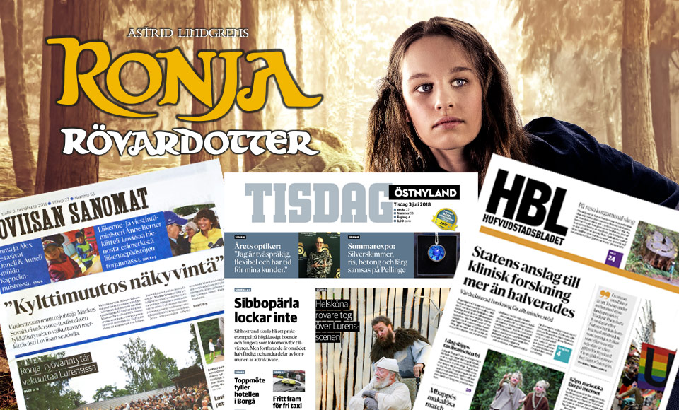 Pressen hyllar Ronja Rövardotter på Lurens