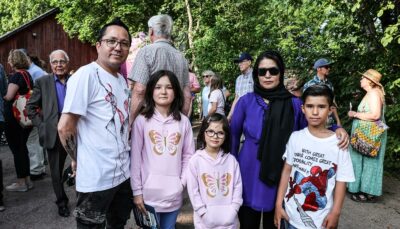 Aziz Rasuli med familj